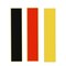9.8" German Flag Stripe Decal Car Exterior and Interior Sticker